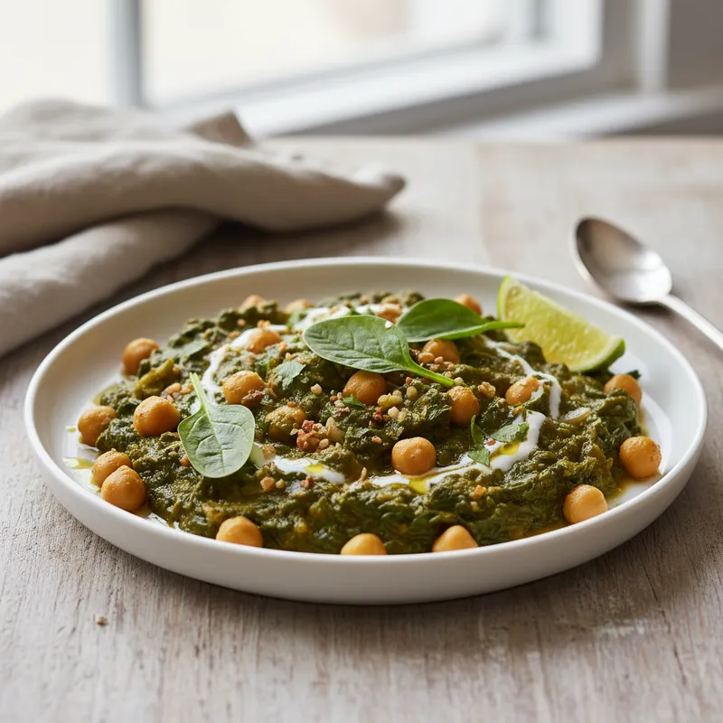 Spinach And Chickpea Curry