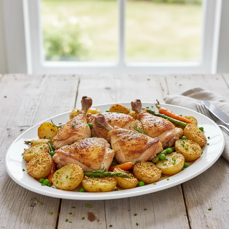 Spring Chicken Tray Bake