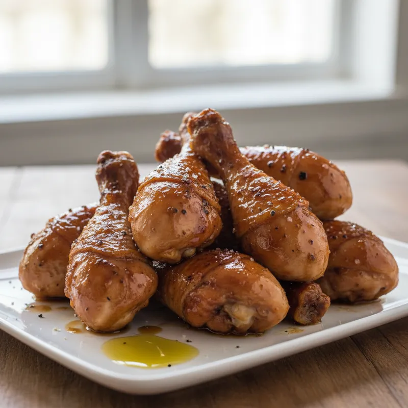 Sticky Baked Chicken Drumsticks