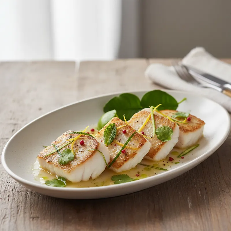 Stir Fried Fish With Citrus Herbs