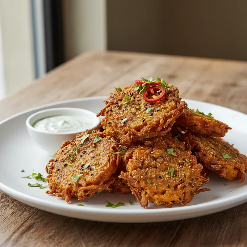 Sweet Potato Bhajis