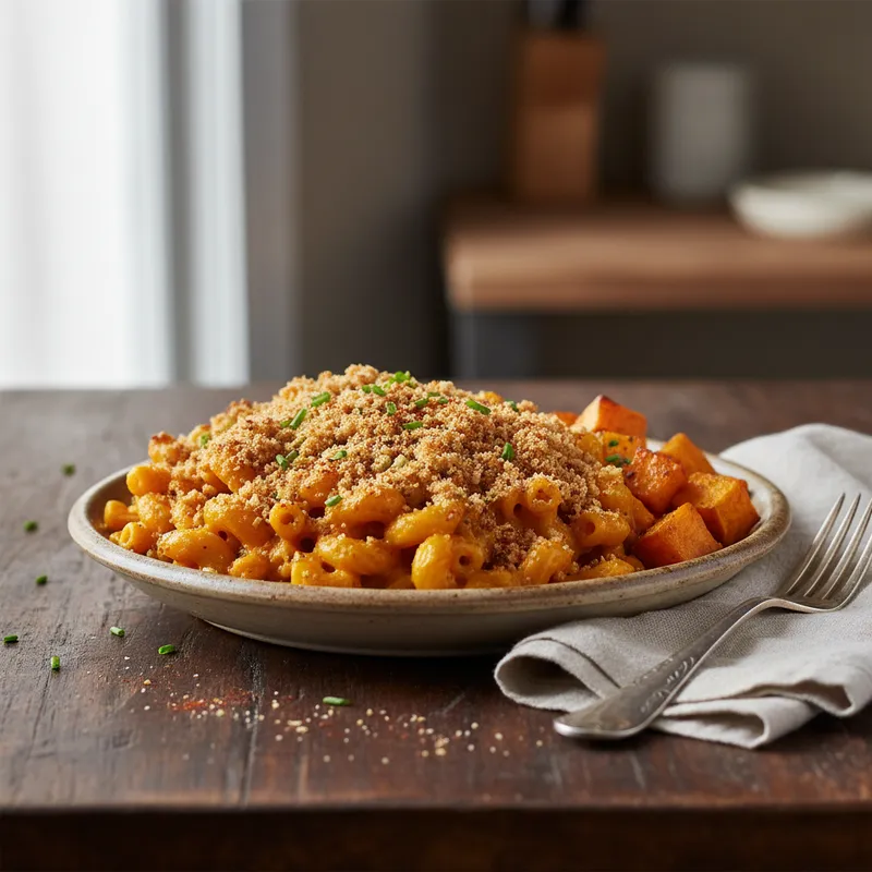 Sweet Potato Mac And Cheese