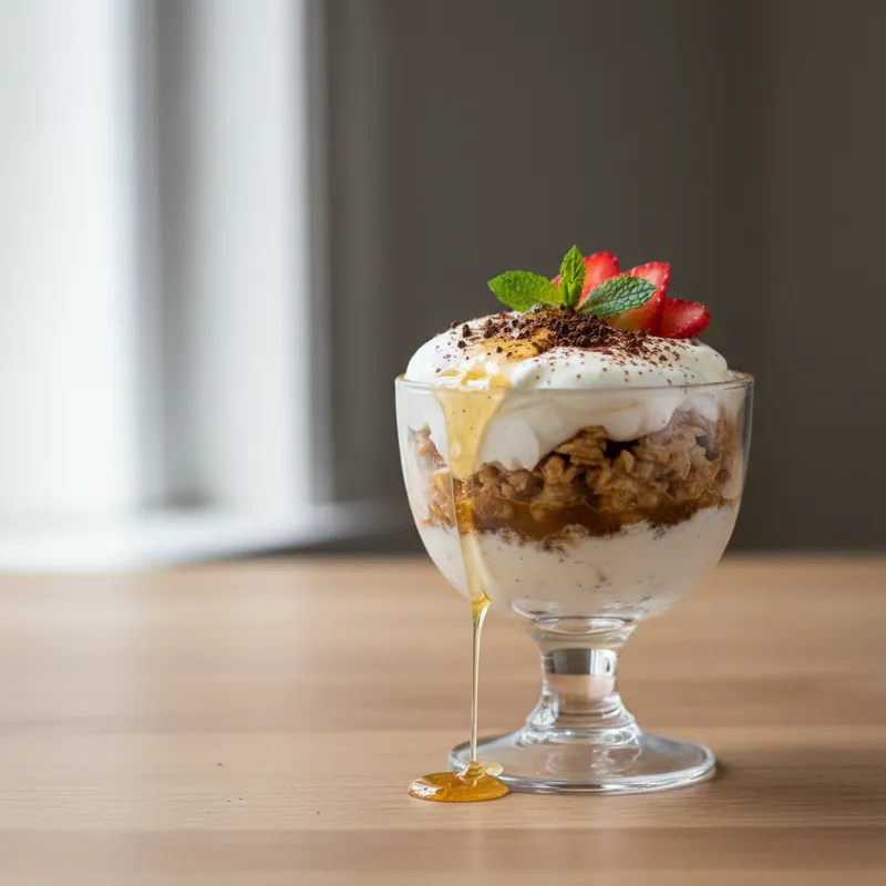 Tiramisu-Style Oat Pot
