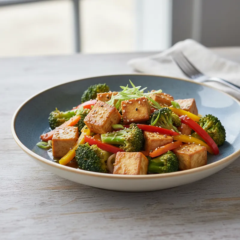 Tofu And Broccoli Stir Fry