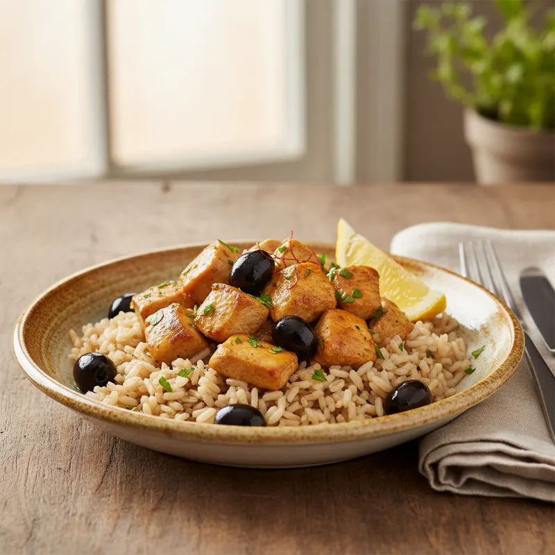 Turkey Tagine With Brown Rice