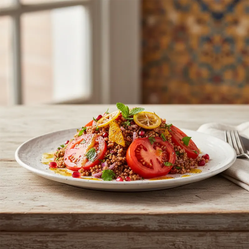 Turkish Salad With Citrus Dressing