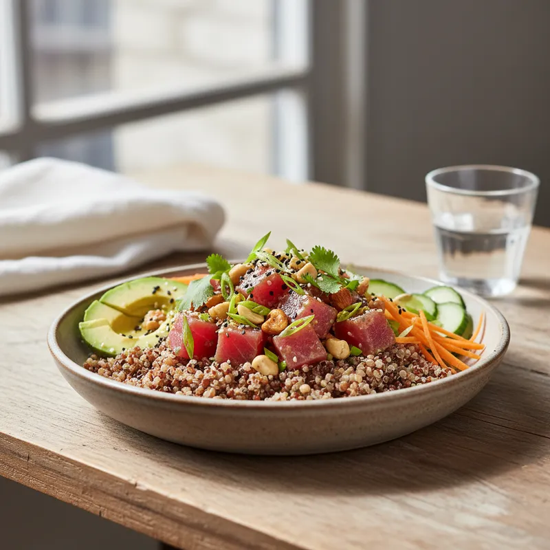 Two Grain Nutty Poke Bow;