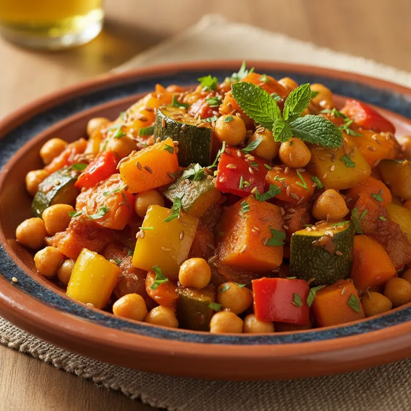 Vegetable And Chickpea Tagine