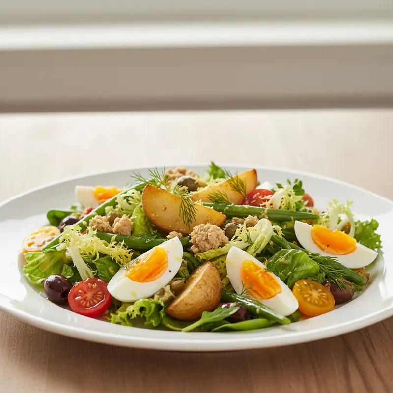 Vegetarian Nicoise Salad