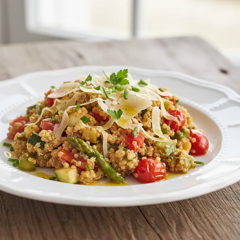 Veggie Parmesan Quinotto