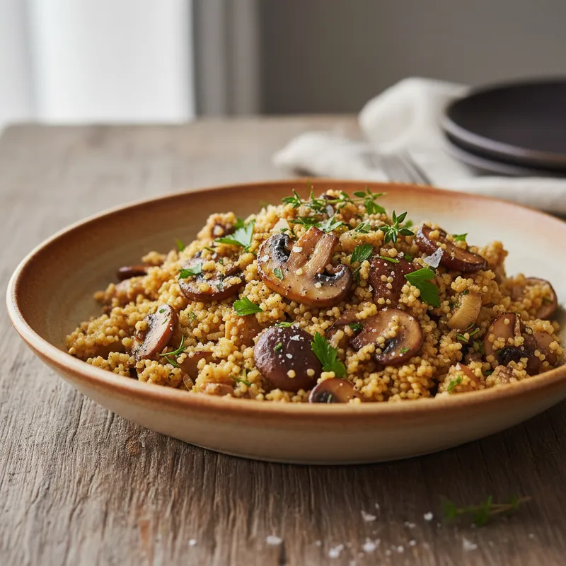 Wild Mushroom Couscous
