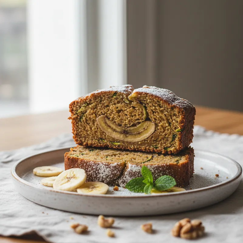 Zucchini Banana Bread